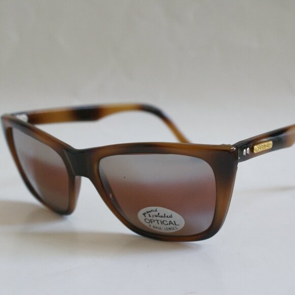 NWT TruVintage 90's Racer style All Weather Rose Optical Glass lens Sunglasses - Picture 2 of 5